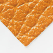 Couverture Polaire Brown cuir texture closeup (Coin)