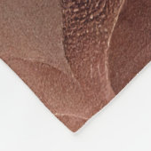 Couverture Polaire Brown en cuivre inspiré dégradé moderne luxe (Coin)