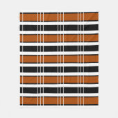 Couverture Polaire Brown et blanc (Devant)