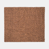 Couverture Polaire brown fabric texture for background (Devant (Horizontal))