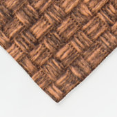 Couverture Polaire brown fabric texture for background (Coin)