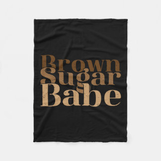 Couverture Polaire Brown Fun Sugar Babe Fier Histoire des Noirs Femme