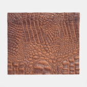 Couverture Polaire Brown leather texture backgrounddesign,fond,abstra (Devant (Horizontal))