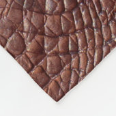 Couverture Polaire Brown leather texture backgrounddesign,fond,abstra (Coin)