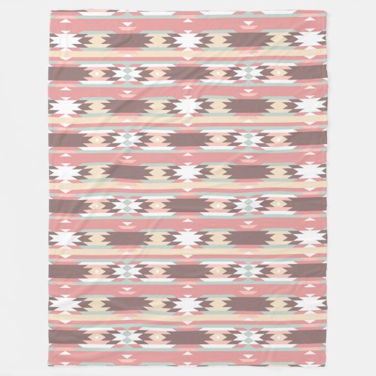 Couverture Polaire Brown, Mauve & Aztèque Vert, Ceinture du Sud-Ouest (Devant)