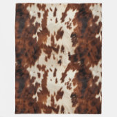 Couverture Polaire Brown noir blanc (Devant)