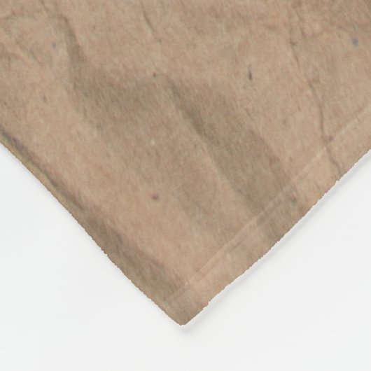 Couverture Polaire Brown texture de papier recyclé broyé (Coin)