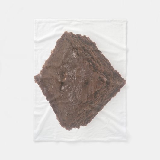 Couverture Polaire "brownie" de chocolat (Devant)