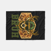 Couverture Polaire Bruh Deer Funny Deer Hunting Camo Hat Youth Teens (Devant (Horizontal))