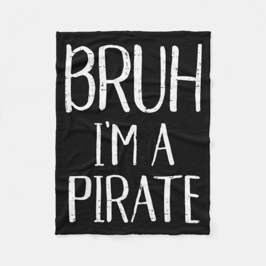 Couverture Polaire Bruh Im A Rate Funny Meme Halloween Costume Men Wo (Devant)