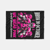 Couverture Polaire Bruh In October We Wear Nk Out Football Boys Breas (Devant (Horizontal))