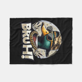 Couverture Polaire Bruh Mallard Duck Funny Duck Hunting Humor (Devant (Horizontal))