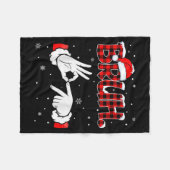 Couverture Polaire Bruh Six Seven 6 7 Meme Gen Alpha Slang 6 7 Hands  (Devant (Horizontal))