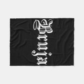 Couverture Polaire Bruja Dia De Muertos Mexicaine Halloween Witch Lat (Devant (Horizontal))