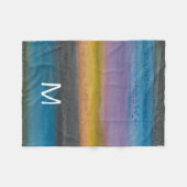 Couverture Polaire Brume I de genévrier du monogramme | (Devant (Horizontal))