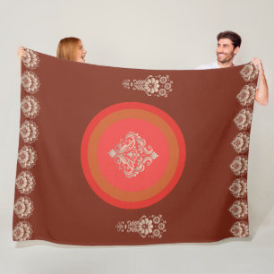 Couverture Polaire Brun foncé