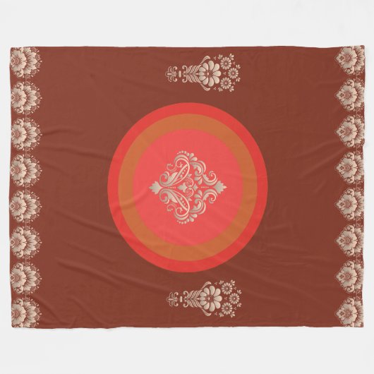 Couverture Polaire Brun foncé (Devant (Horizontal))