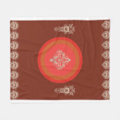 Couverture Polaire Brun foncé (Devant (Horizontal))