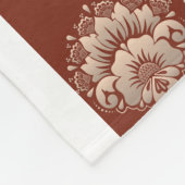 Couverture Polaire Brun foncé (Coin)