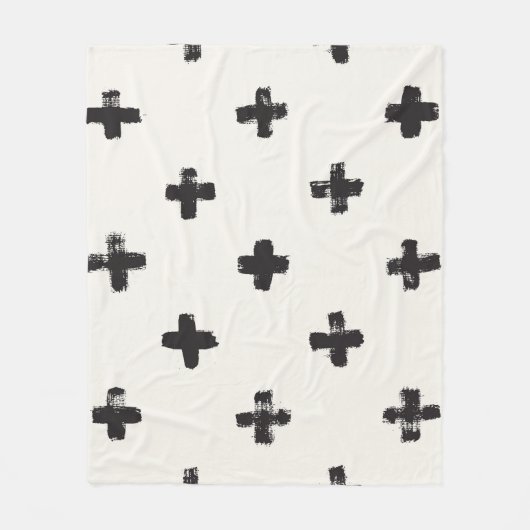 Couverture Polaire Brush Strots Vintage Motif sans fil (Devant)