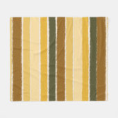 Couverture Polaire BrushLine-Rayures | Terre Chaud (Devant (Horizontal))