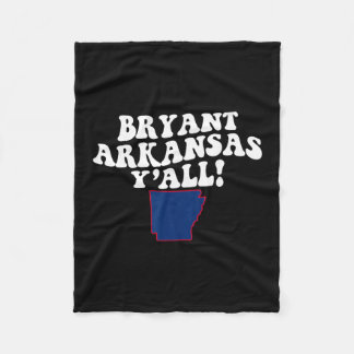 Couverture Polaire Bryant Arkansas Y'all Ar Southern Accent Vacation 
