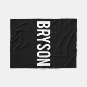 Couverture Polaire Bryson - Cool New Funny Name Fan Gift Tee  (Devant (Horizontal))