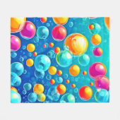 Couverture Polaire Bubble Pop Delight (Devant (Horizontal))