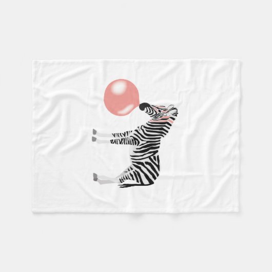 Couverture Polaire Buble Gum Zebra Blowbble (Devant (Horizontal))