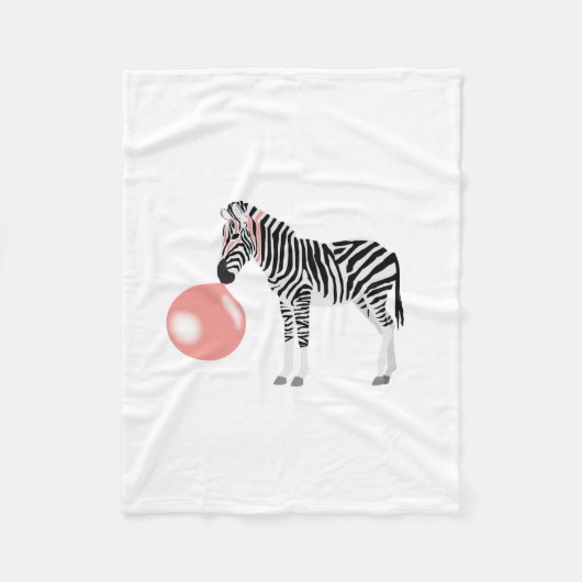 Couverture Polaire Buble Gum Zebra Blowbble (Devant)