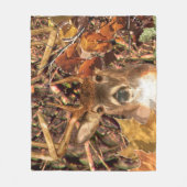 Couverture Polaire Buck Camouflage Cerf à queue blanche (Devant)