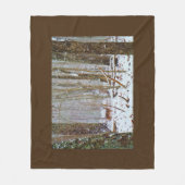 Couverture Polaire Buck Deer dans la tempête de neige (Devant)