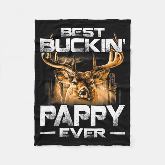Couverture Polaire Buckin' Pappy Ever Shirt Deer Hunting Bucking Fath (Devant)