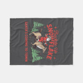 Couverture Polaire Buckle-up Snowflake Santa's Coming Soon Western Ch (Devant (Horizontal))