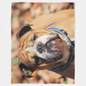 Couverture Polaire Buddy bulldog (Devant)