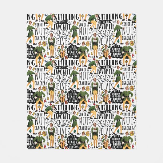 Couverture Polaire Buddy le Motif de devis Elf (Devant)