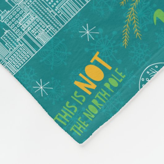 Couverture Polaire Buddy le Motif de devis Turquoise Elf (Coin)