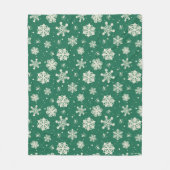 Couverture Polaire Buddy le Motif Elf Snowflake (Devant)