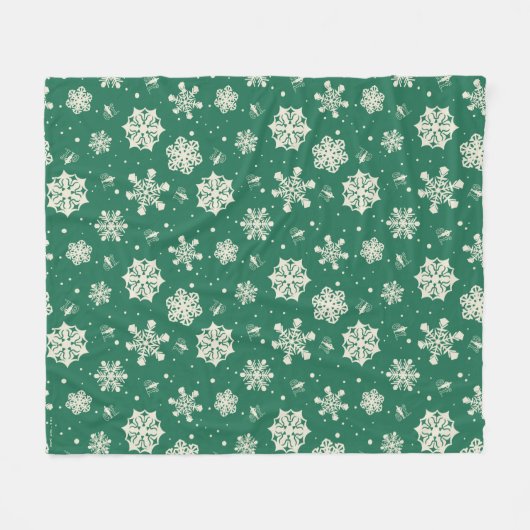 Couverture Polaire Buddy le Motif Elf Snowflake (Devant (Horizontal))