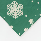 Couverture Polaire Buddy le Motif Elf Snowflake (Coin)