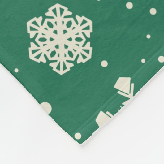Couverture Polaire Buddy le Motif Elf Snowflake (Coin)