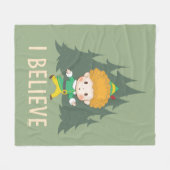 Couverture Polaire Buddy l'Elfe Je crois (Devant (Horizontal))