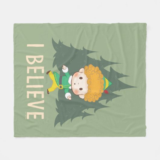 Couverture Polaire Buddy l'Elfe Je crois (Devant (Horizontal))