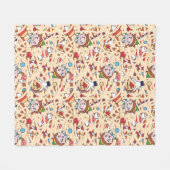 Couverture Polaire Buddy l'Elfe | Motif de Noël (Devant (Horizontal))