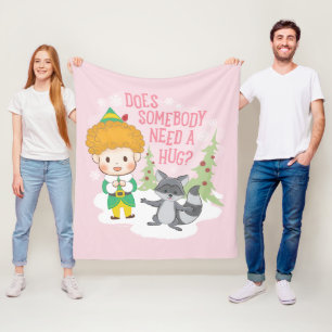 Couverture Polaire Buddy l'Elfe Quelqu'un a besoin d'un câlin ?