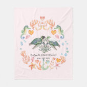 Couverture Polaire BUDGET Nouveaux mariés Cadeaux de mariage personna (Devant)