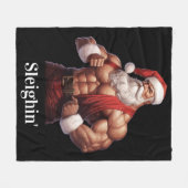 Couverture Polaire Buff Santa Claus Muscles d'entraînement Salle de g (Devant (Horizontal))