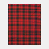 Couverture Polaire Buffalo Check Motif confortable Pays Fleece Blanch (Devant)