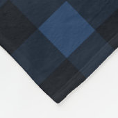 Couverture Polaire Buffalo Check Plaid Couleur personnalisée Monogram (Coin)