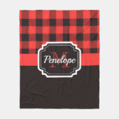 Couverture Polaire Buffalo Plaid Motif (Devant)